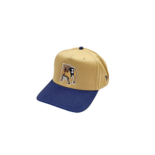 JALE Bulldogs Snap-Back Hat - Khaki / Navy Blue