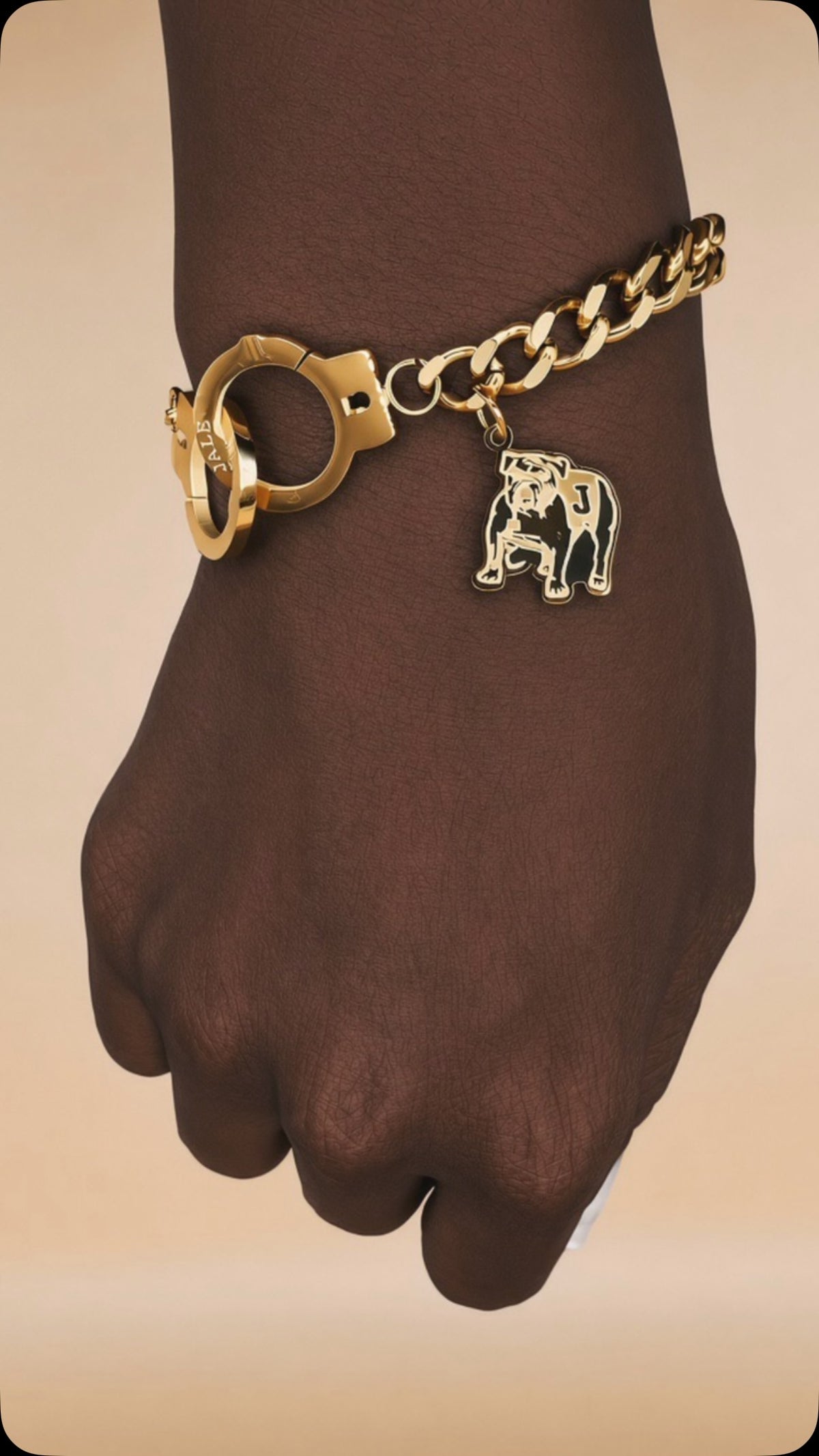 Handcuff Bracelet (Gold)