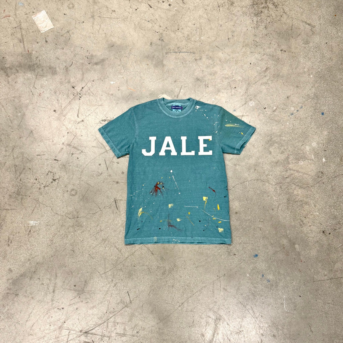 jale painted tee teal